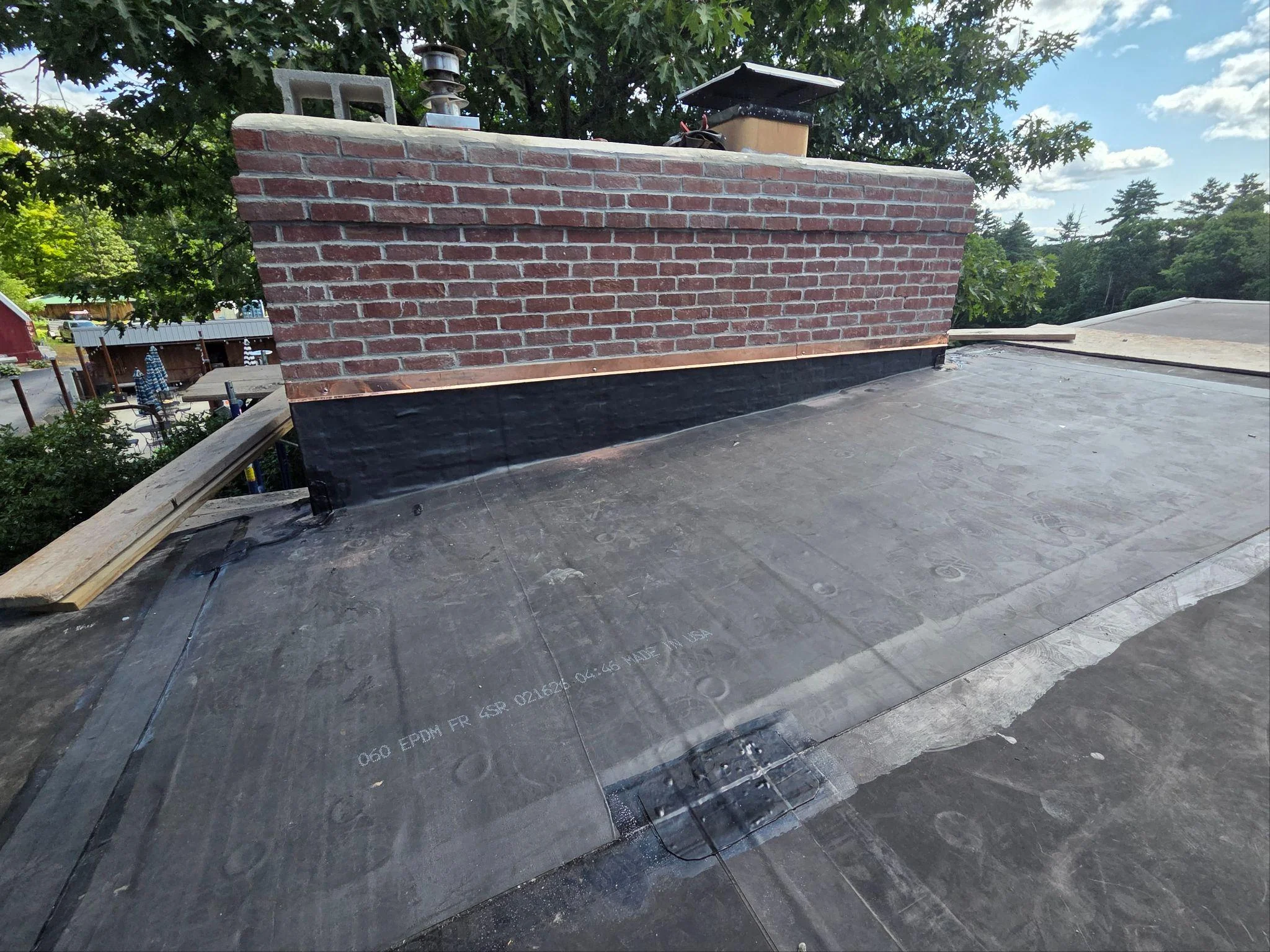 Project photo from Goffstown NH roofing work by Northpoint Roofing