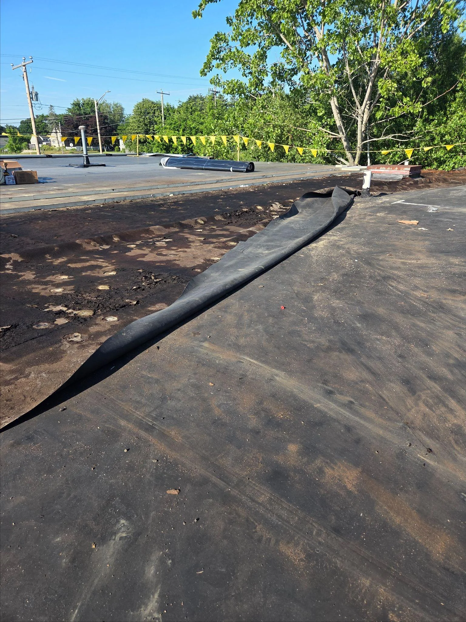 Project photo from Manchester NH roofing work by Northpoint Roofing