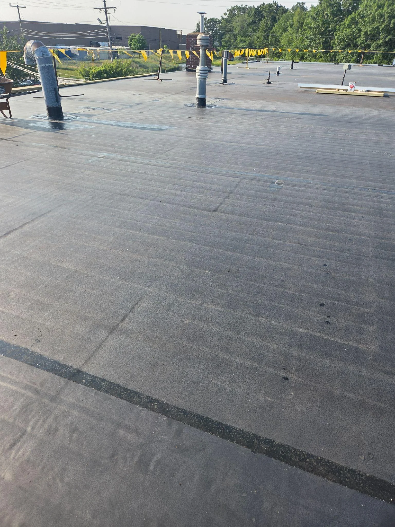 Project photo from Manchester NH roofing work by Northpoint Roofing