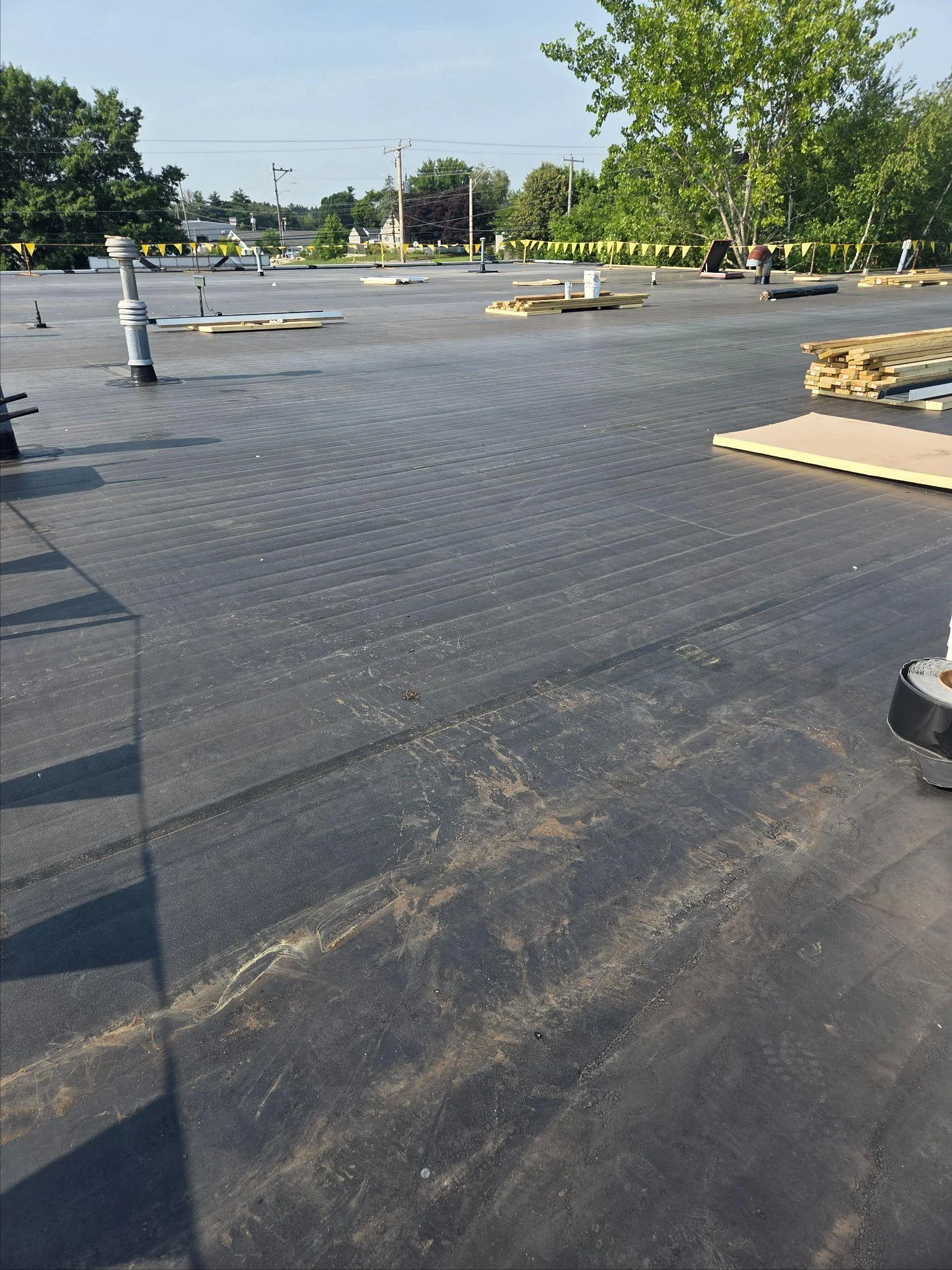 Project photo from Manchester NH roofing work by Northpoint Roofing