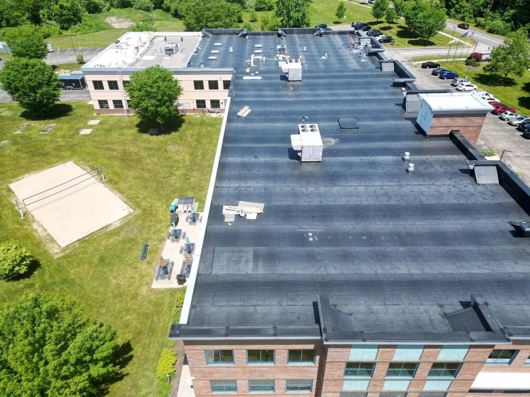 Project photo from Portsmouth NH roofing work by Northpoint Roofing