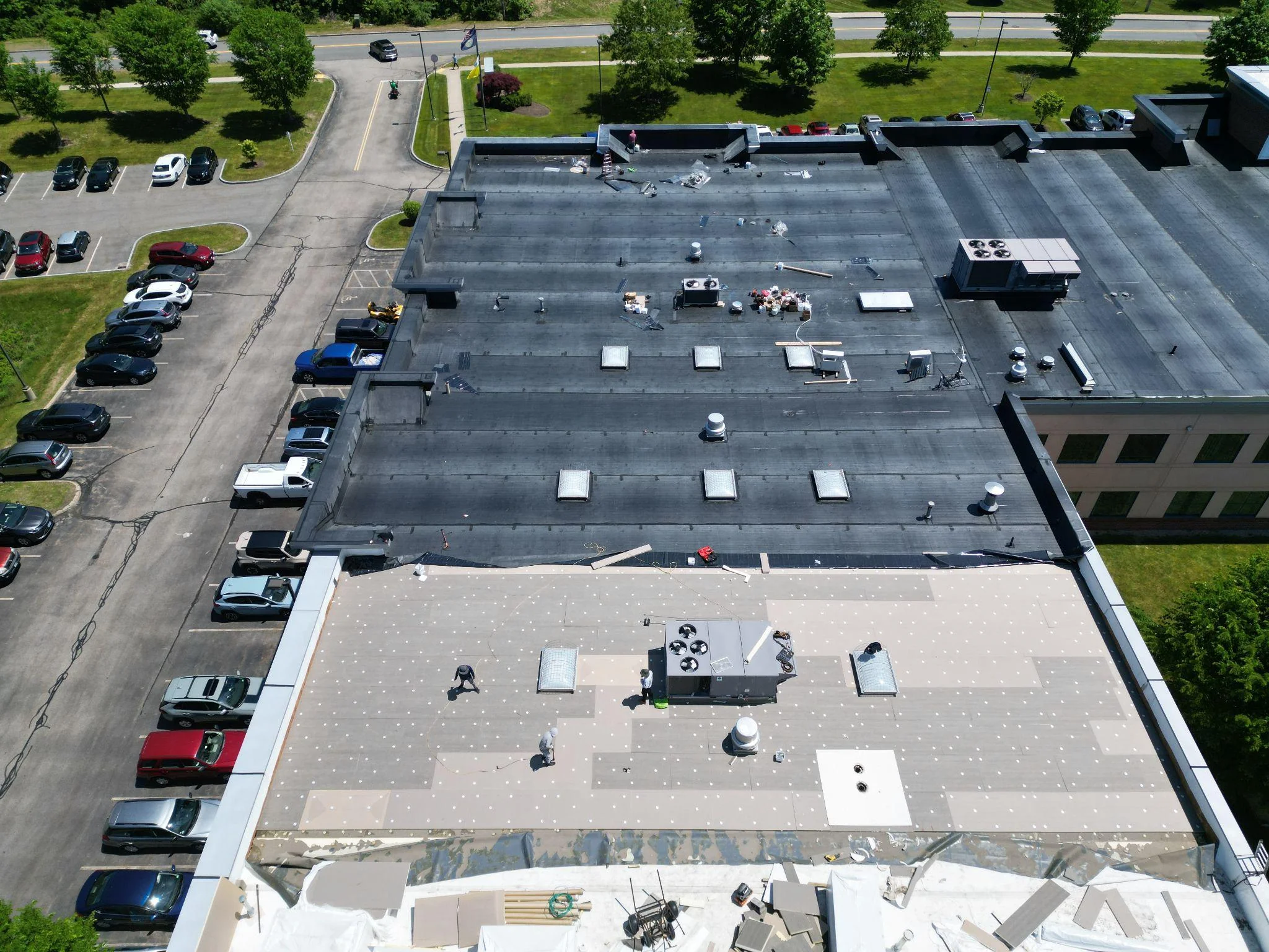 Completed roofing project in Portsmouth NH by Northpoint Roofing