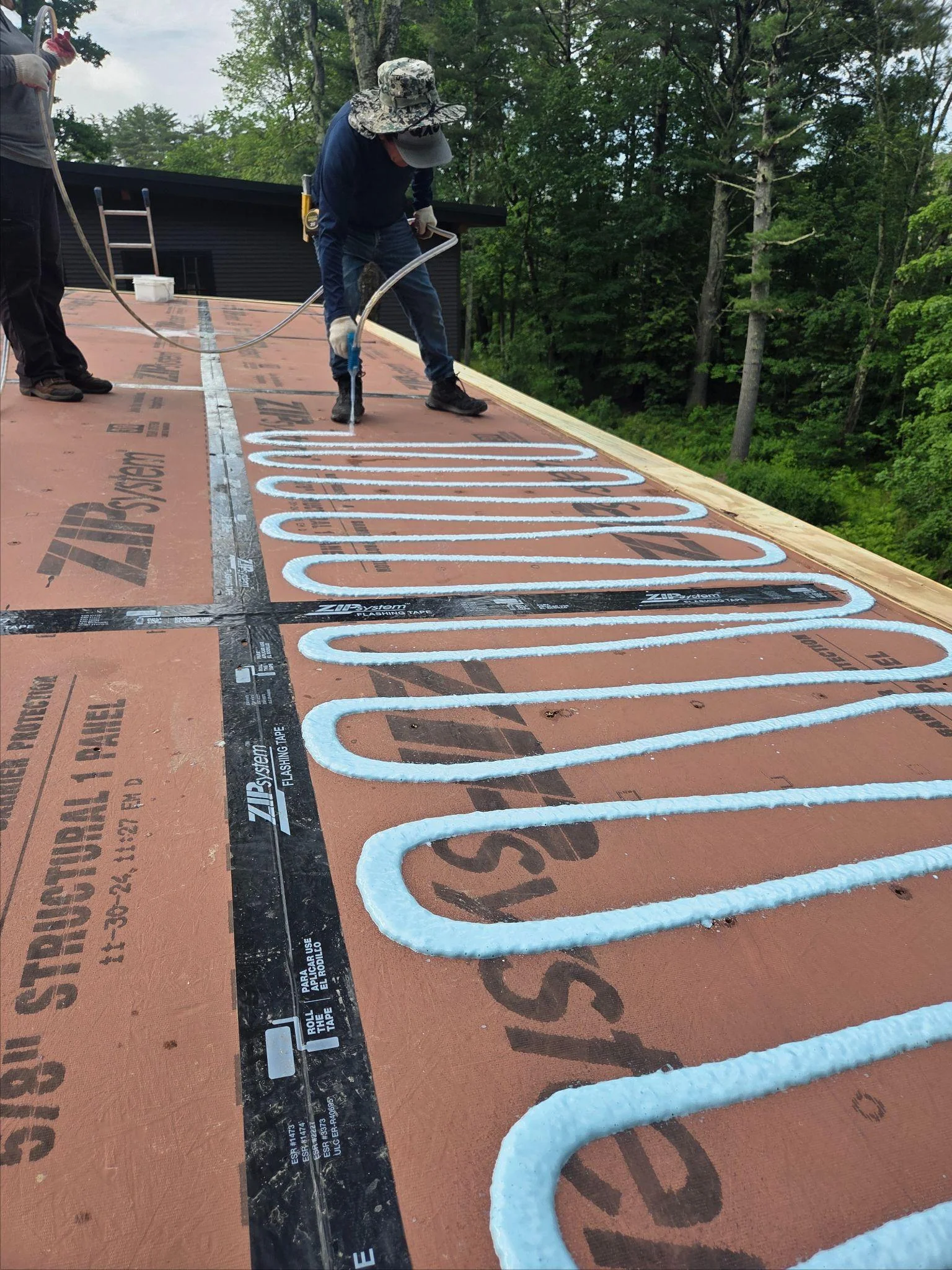 Project photo from Meredith NH roofing work by Northpoint Roofing