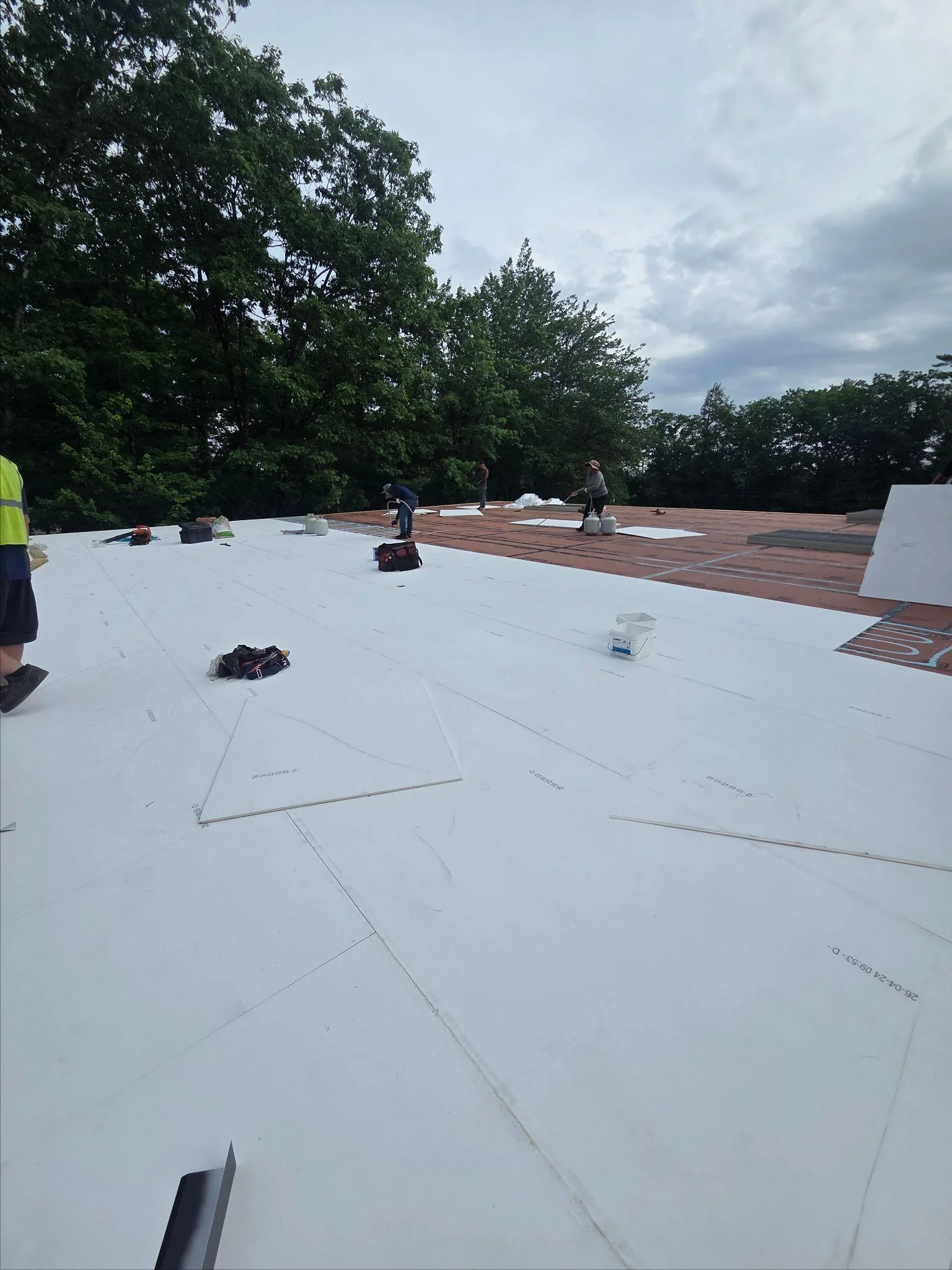 Completed roofing project in Meredith NH by Northpoint Roofing