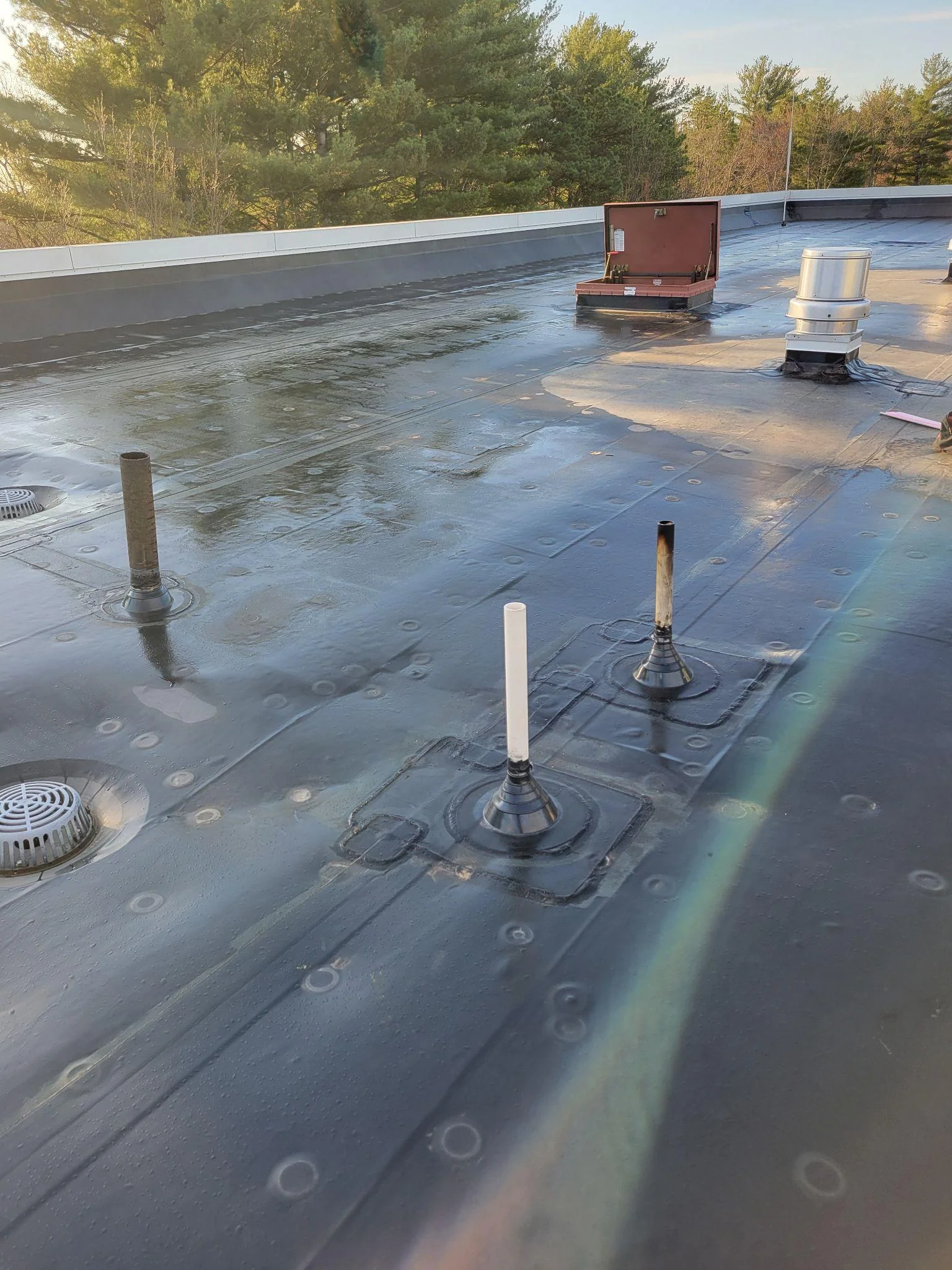 Project photo from Salem NH roofing work by Northpoint Roofing