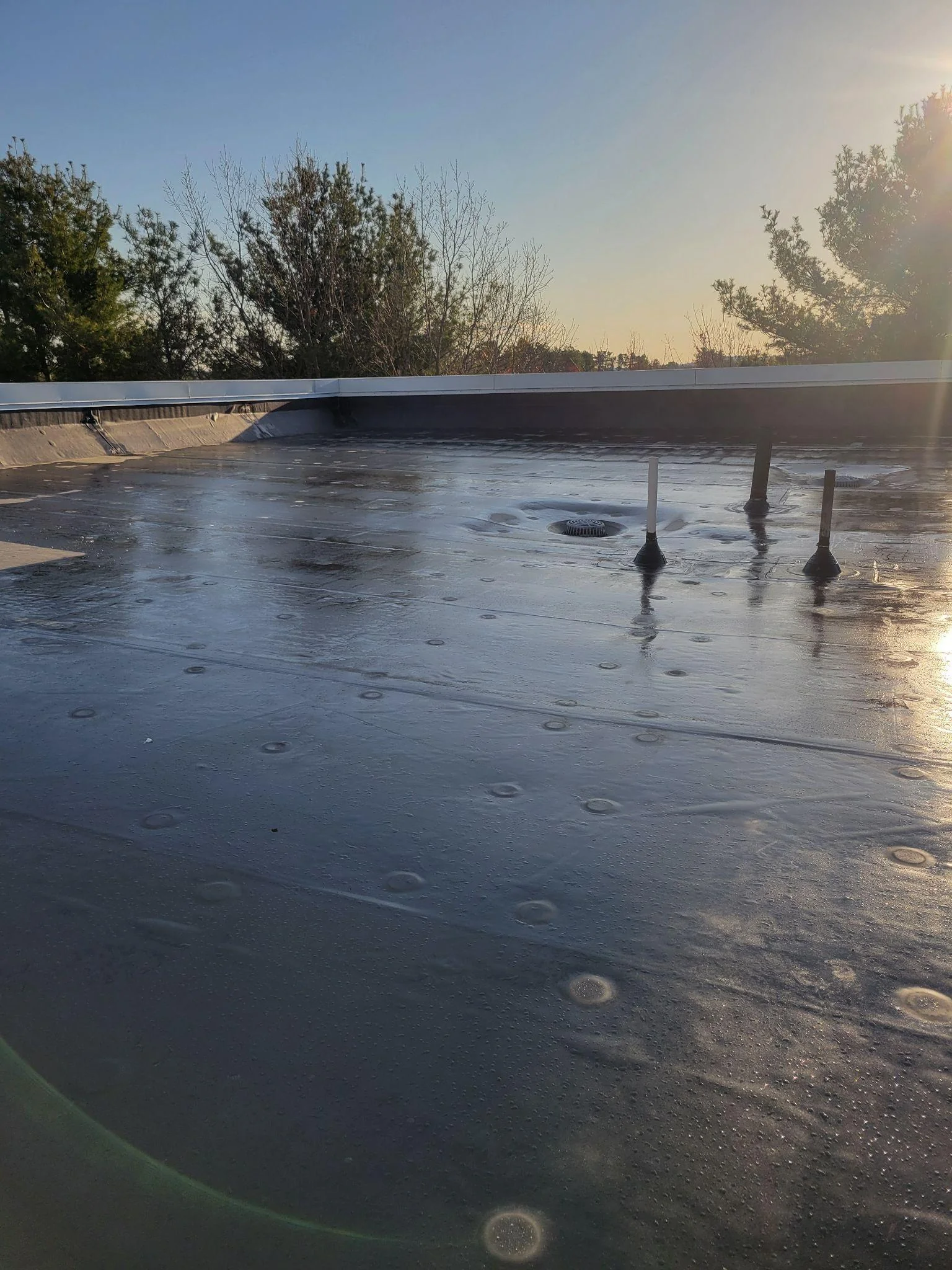 Project photo from Salem NH roofing work by Northpoint Roofing