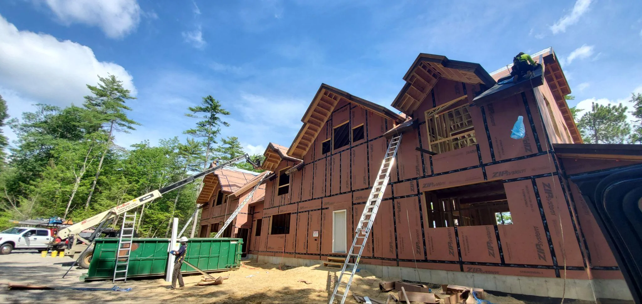 Project photo from Meredith NH roofing work by Northpoint Roofing