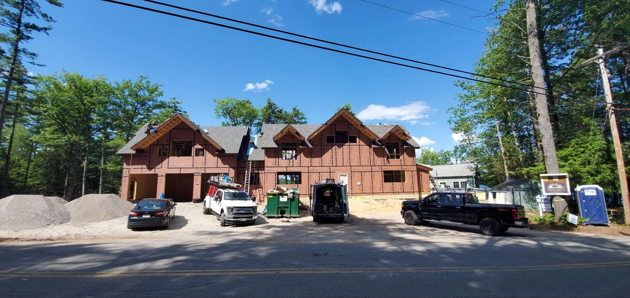 Project photo from Meredith NH roofing work by Northpoint Roofing