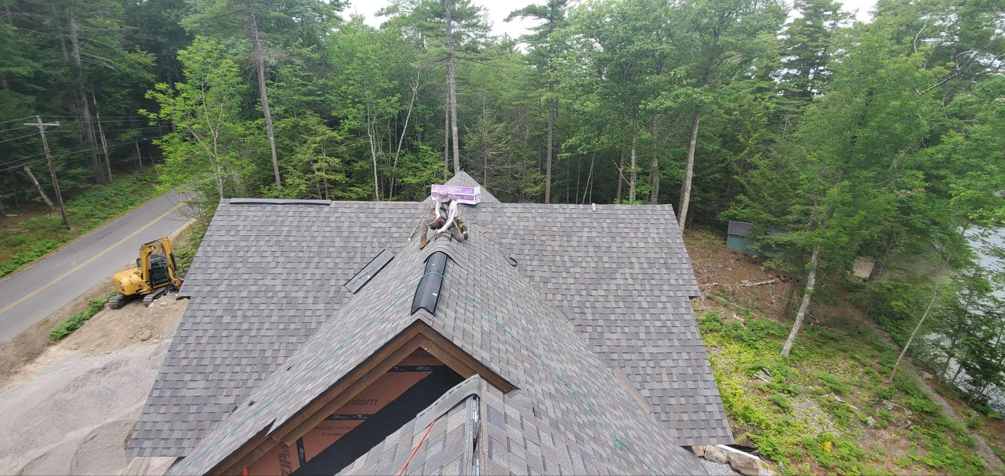 Project photo from Meredith NH roofing work by Northpoint Roofing