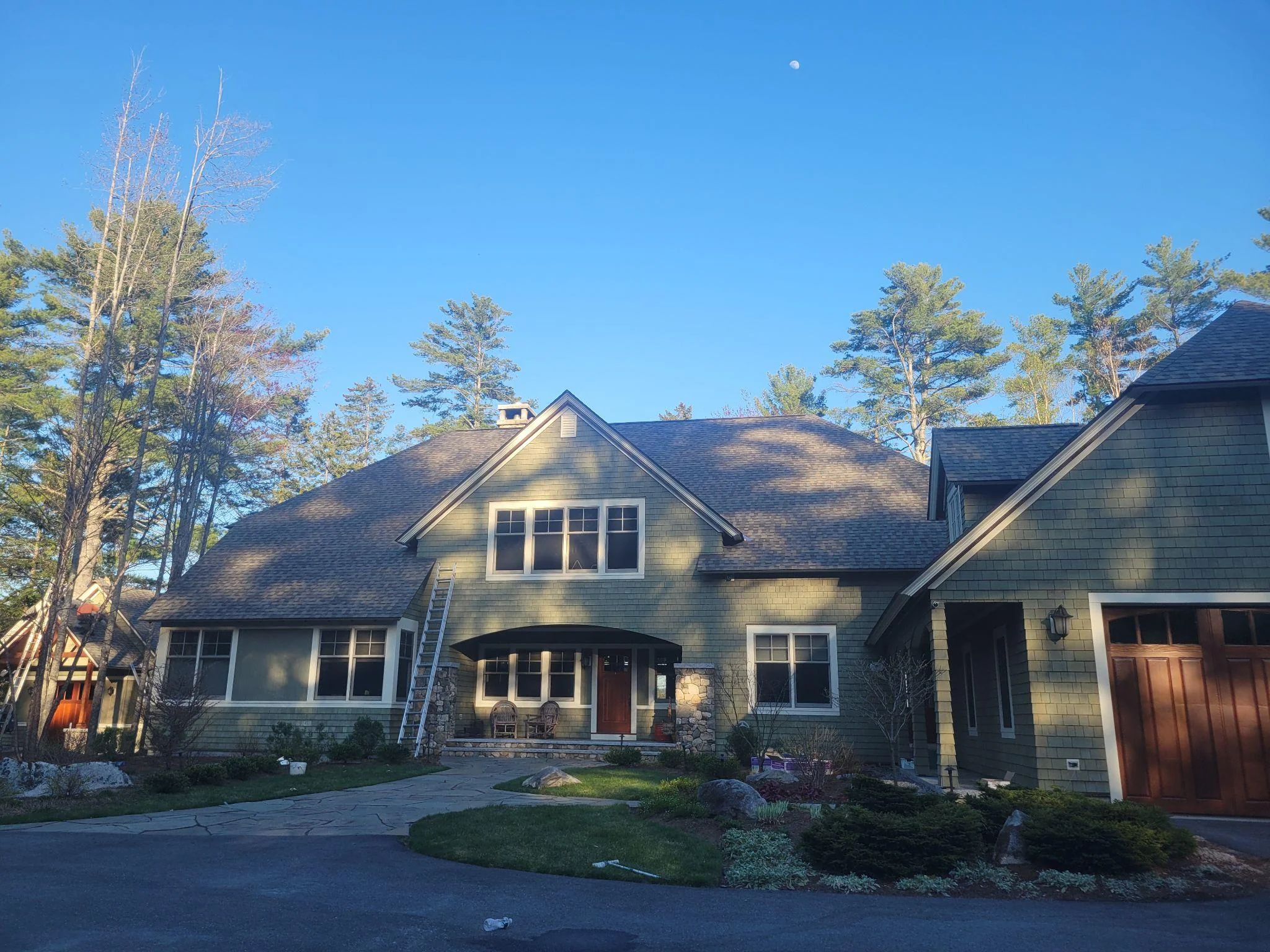 Project photo from New London NH roofing work by Northpoint Roofing