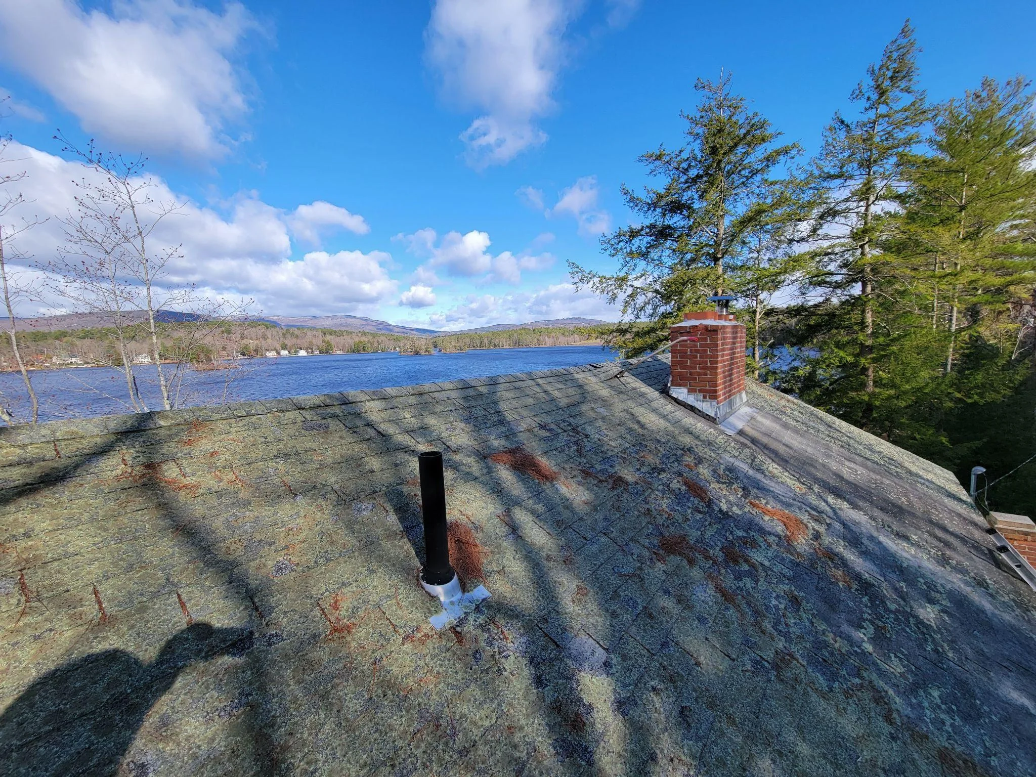 Project photo from Newbury NH roofing work by Northpoint Roofing