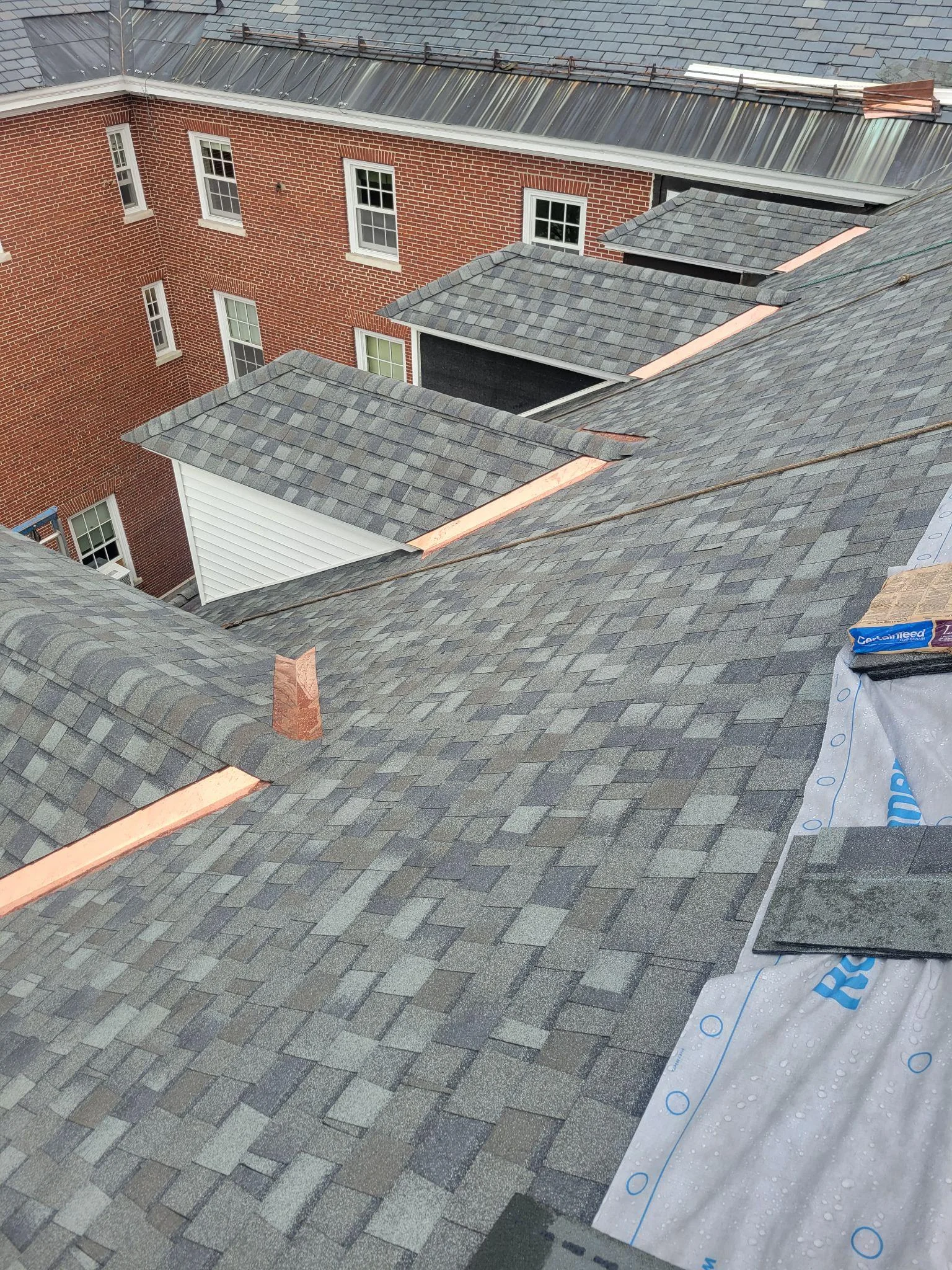 Project photo from New London NH roofing work by Northpoint Roofing