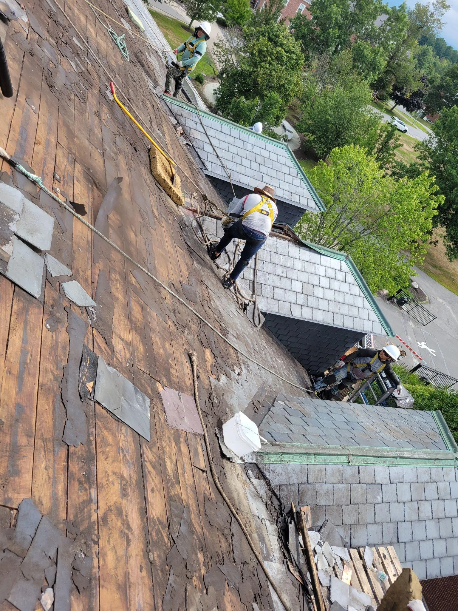 Project photo from New London NH roofing work by Northpoint Roofing
