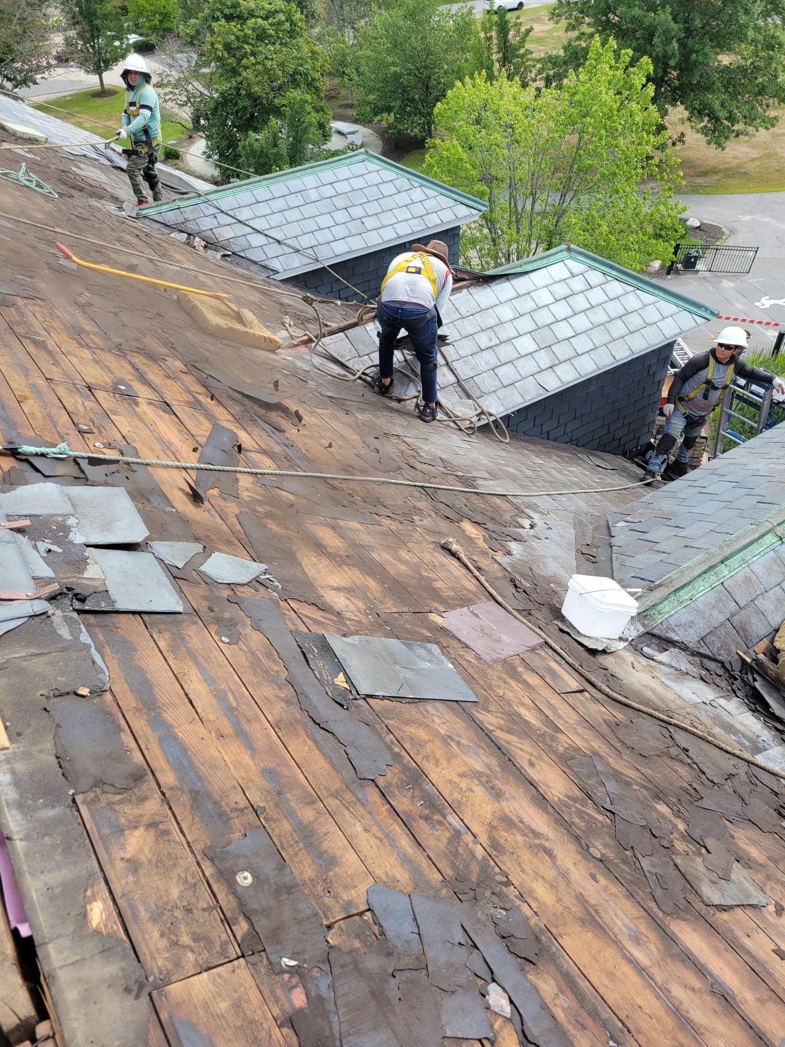 Project photo from New London NH roofing work by Northpoint Roofing