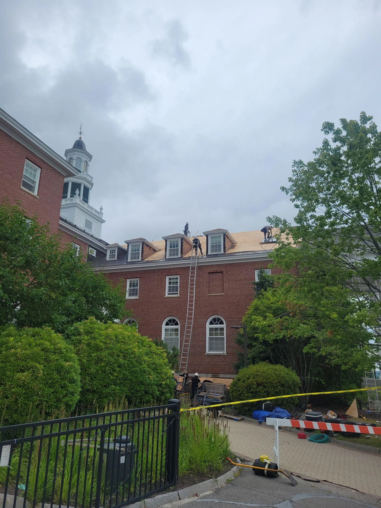 Project photo from New London NH roofing work by Northpoint Roofing