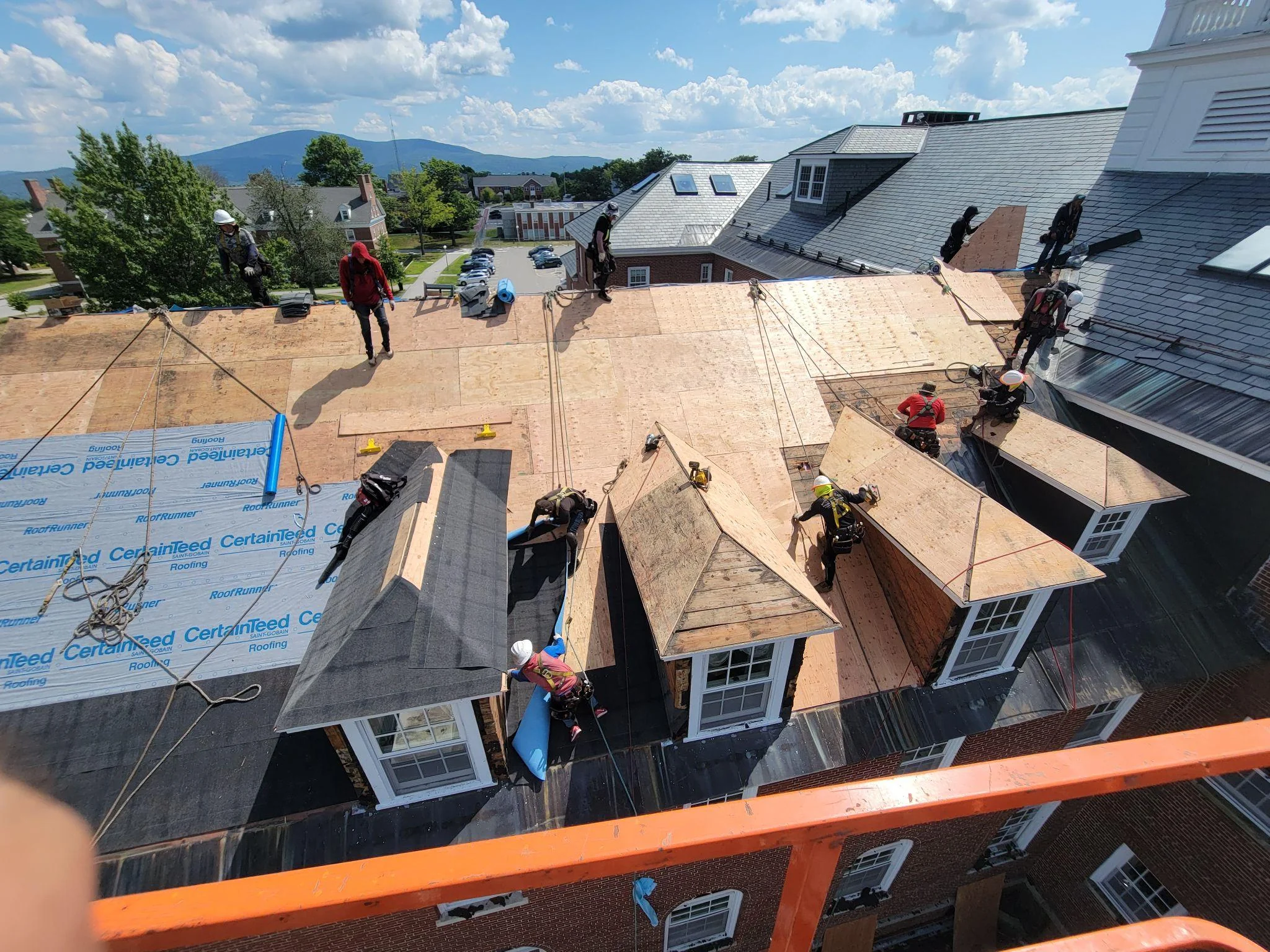 Project photo from New London NH roofing work by Northpoint Roofing
