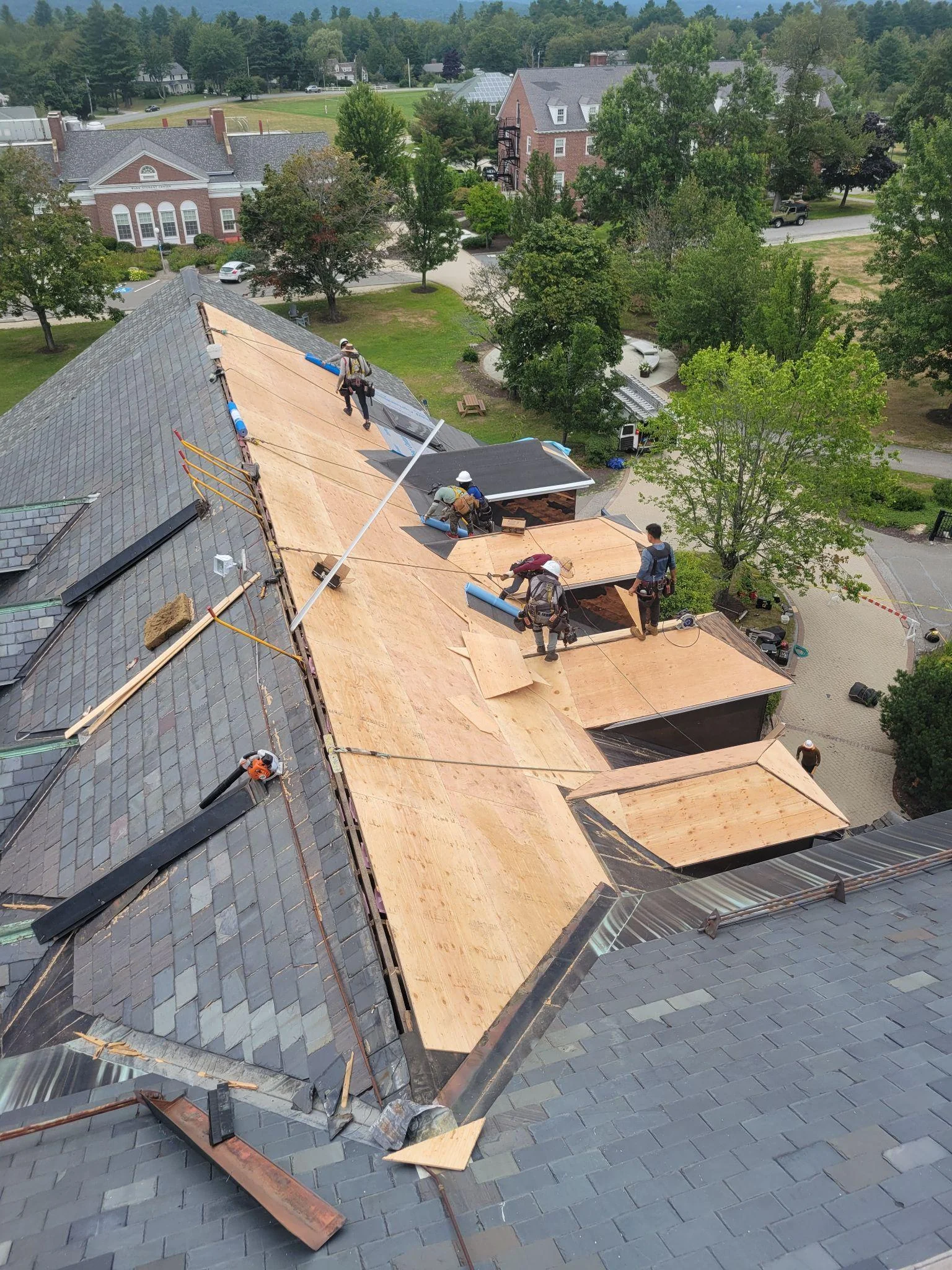 Project photo from New London NH roofing work by Northpoint Roofing