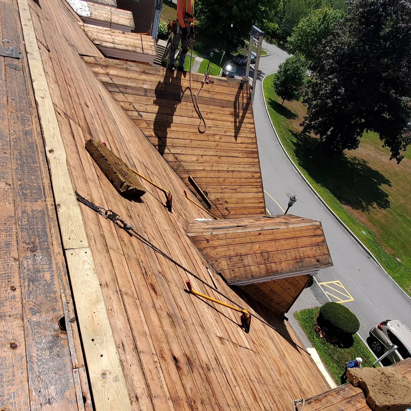 Project photo from New London NH roofing work by Northpoint Roofing