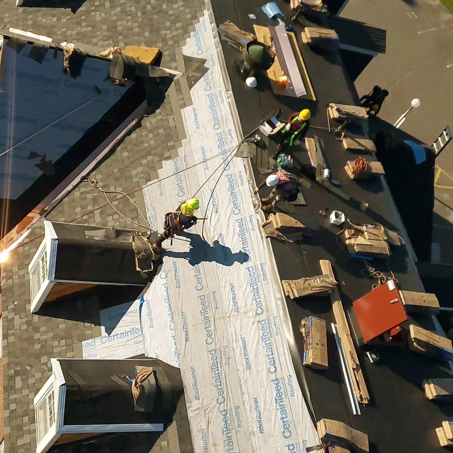 Project photo from New London NH roofing work by Northpoint Roofing
