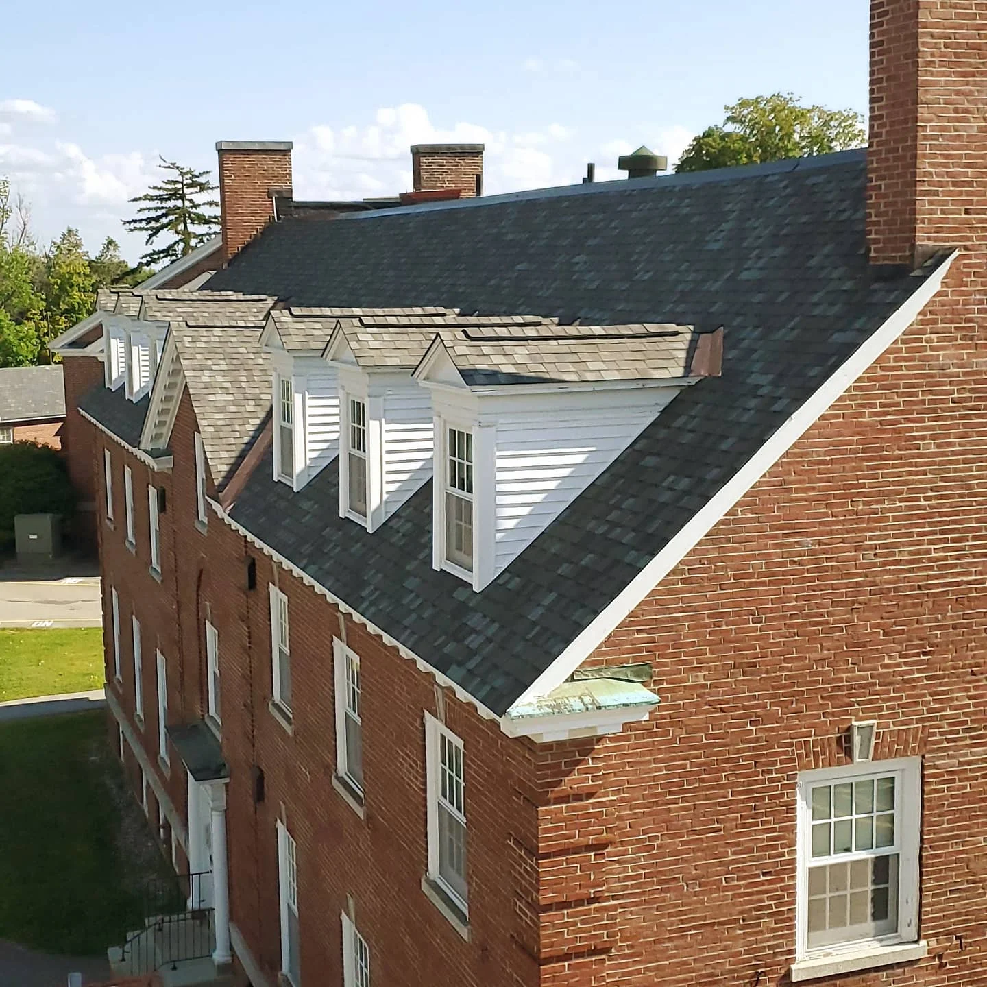 Project photo from New London NH roofing work by Northpoint Roofing