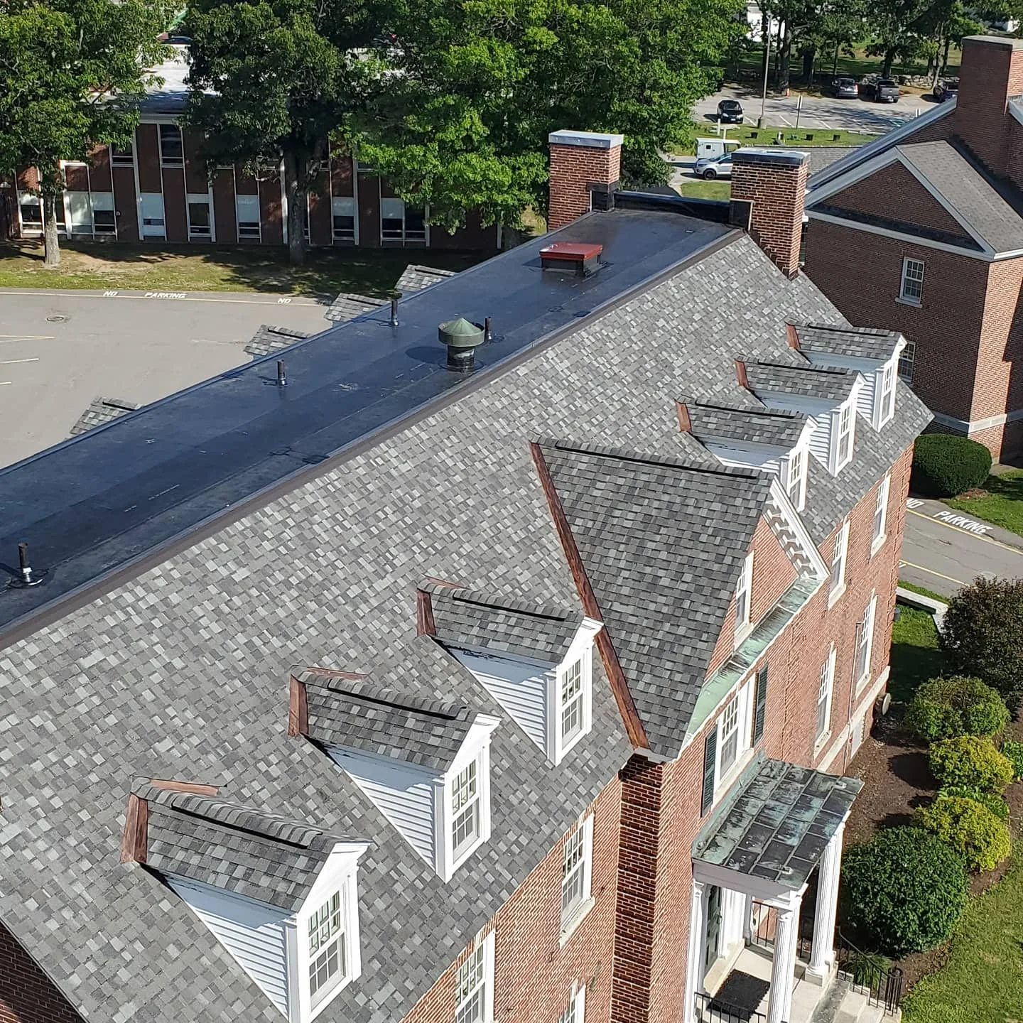 Project photo from New London NH roofing work by Northpoint Roofing
