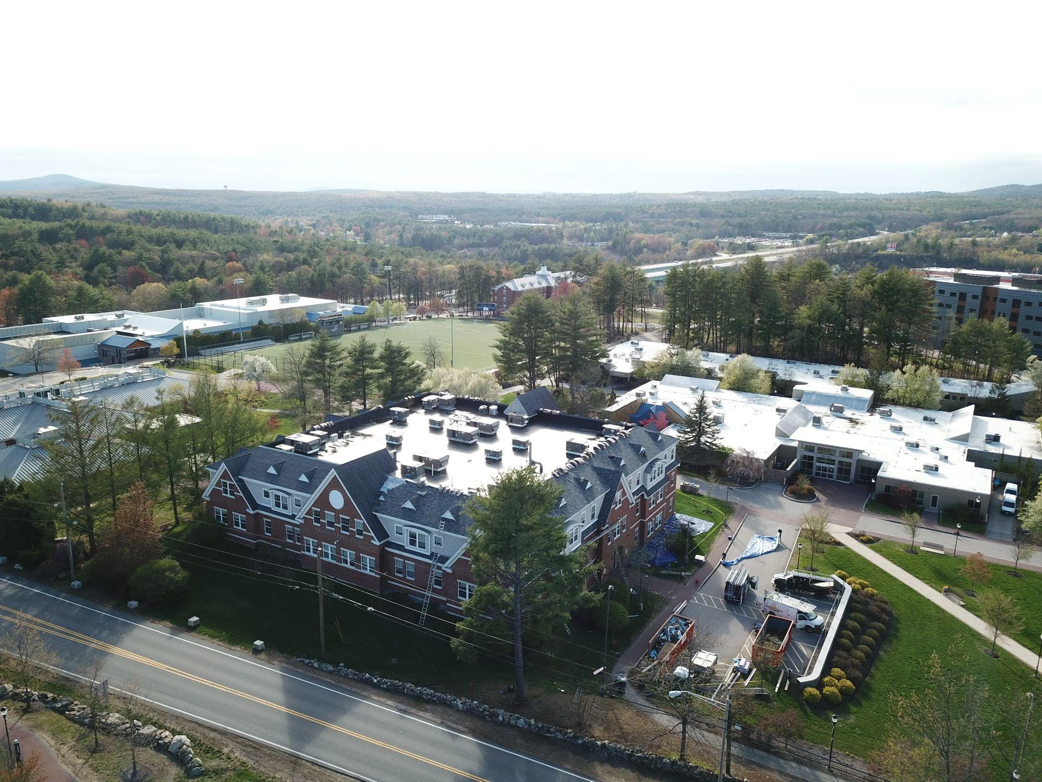 Project photo from Manchester NH roofing work by Northpoint Roofing