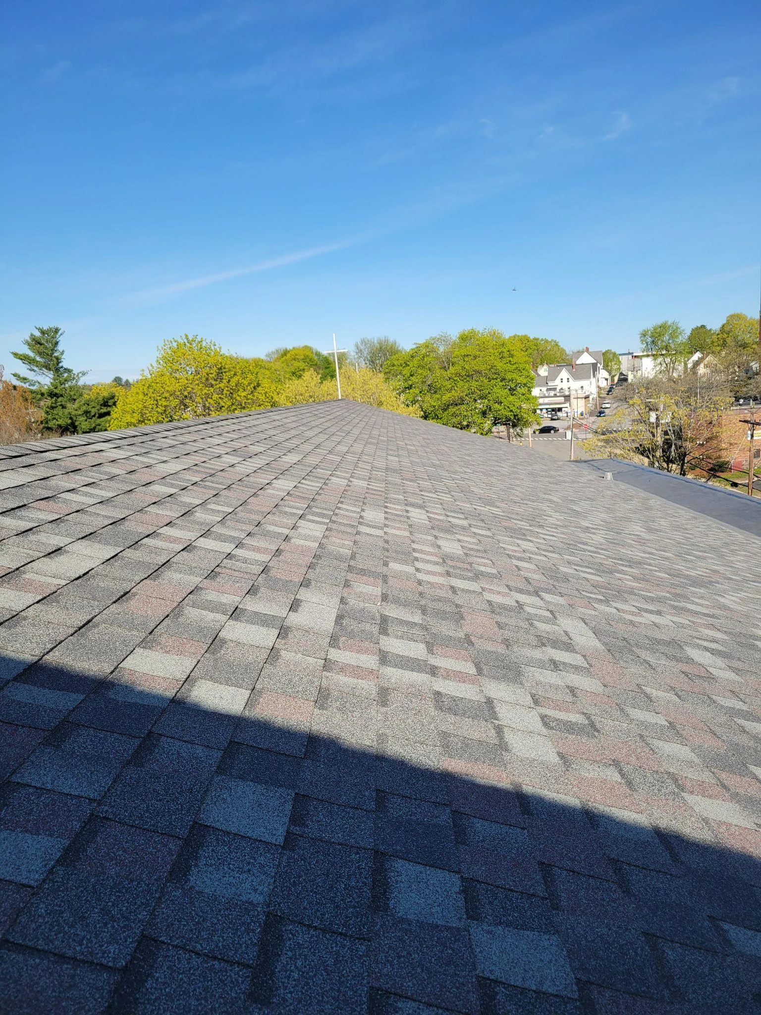 Project photo from Manchester NH roofing work by Northpoint Roofing